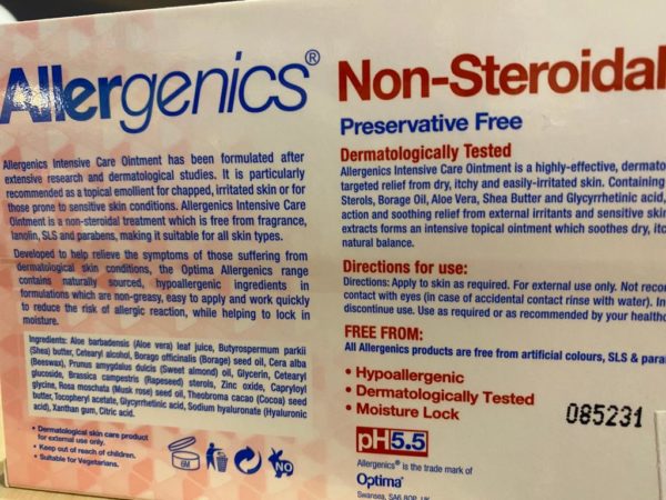 allergenics non steroidal ointment